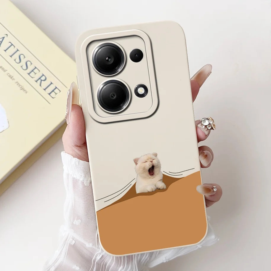 For Xiaomi Poco M6 Pro 4G Case 2024 Cute Rabbit Panda Shockproof Silicone Soft Matte Phone Cases For Xiomi Poco M6 Pro 4G Fundas