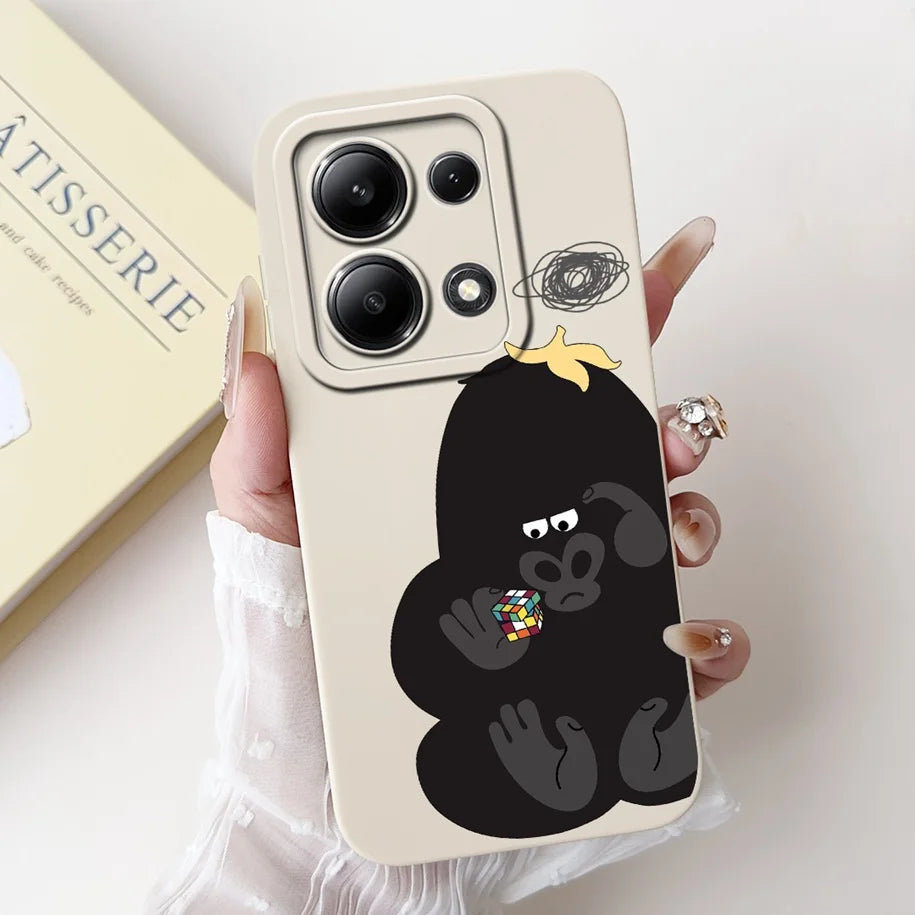 For Xiaomi Poco M6 Pro 4G Case 2024 Cute Rabbit Panda Shockproof Silicone Soft Matte Phone Cases For Xiomi Poco M6 Pro 4G Fundas