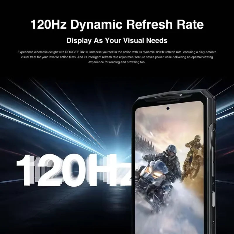 World Premiere DOOGEE DK 10 5G Dimensity 8020 Morpho Quad Camera 50MP Rugged Phone  6.67" 120Hz 2.5K AMOLED 120W 32 GB+512 GB
