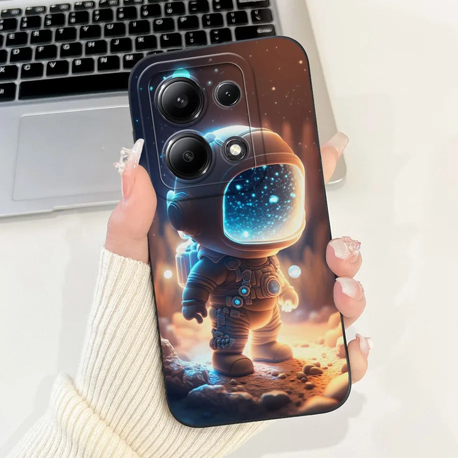 For Xiaomi Poco M6 Pro 4G Case 2024 Cute Rabbit Panda Shockproof Silicone Soft Matte Phone Cases For Xiomi Poco M6 Pro 4G Fundas