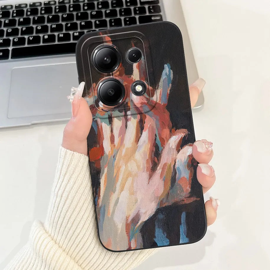 For Xiaomi Poco M6 Pro 4G Case 2024 Cute Rabbit Panda Shockproof Silicone Soft Matte Phone Cases For Xiomi Poco M6 Pro 4G Fundas