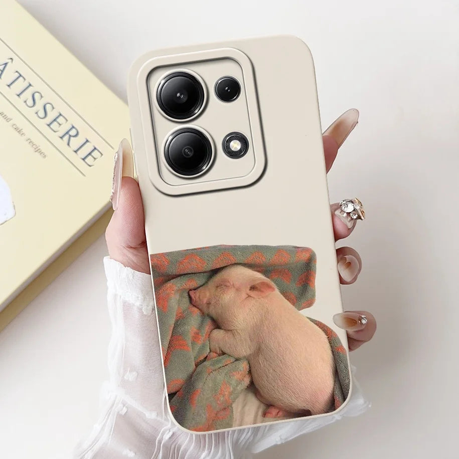 For Xiaomi Poco M6 Pro 4G Case 2024 Cute Rabbit Panda Shockproof Silicone Soft Matte Phone Cases For Xiomi Poco M6 Pro 4G Fundas