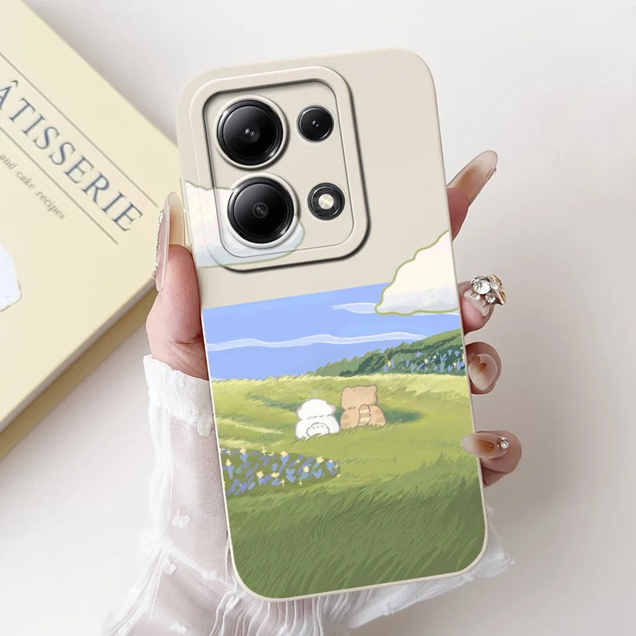 For Xiaomi Poco M6 Pro 4G Case 2024 Cute Rabbit Panda Shockproof Silicone Soft Matte Phone Cases For Xiomi Poco M6 Pro 4G Fundas