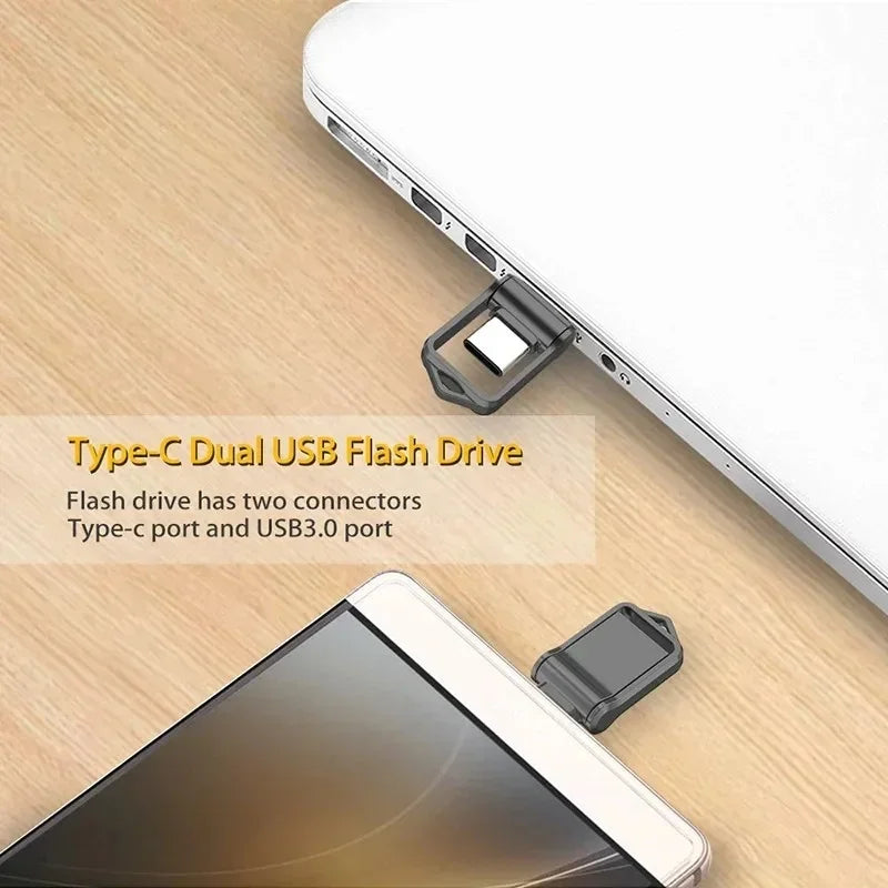 Xiaomi 2TB Flash Drive High Speed USB 1TB Type-C Interface Large Capacity Dual Purpose Flash Drive Mobile Phone Computer Disk