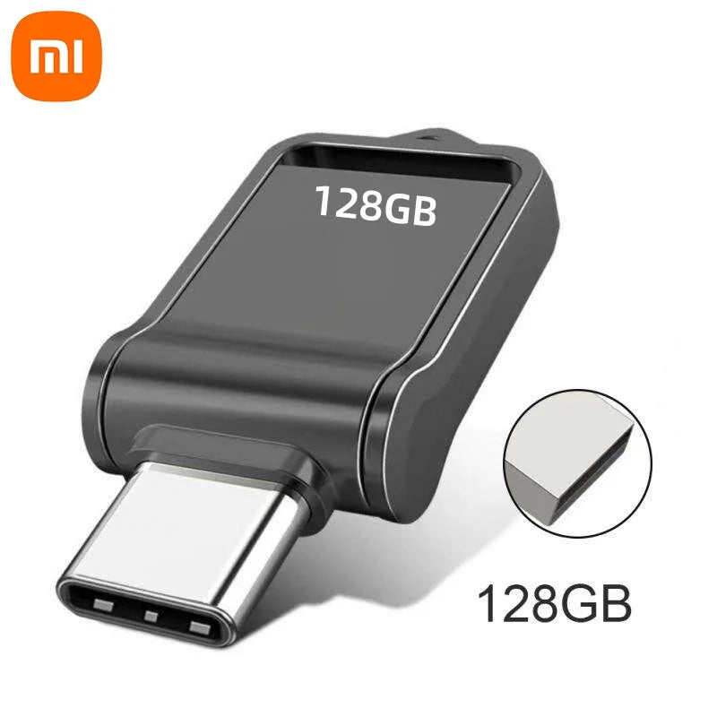 Xiaomi 2TB Flash Drive High Speed USB 1TB Type-C Interface Large Capacity Dual Purpose Flash Drive Mobile Phone Computer Disk