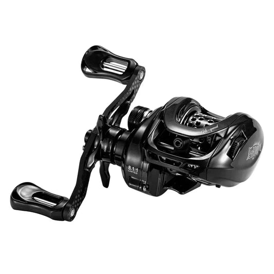 Baitcasting Reel  Carbon Body with Clicker Black-0