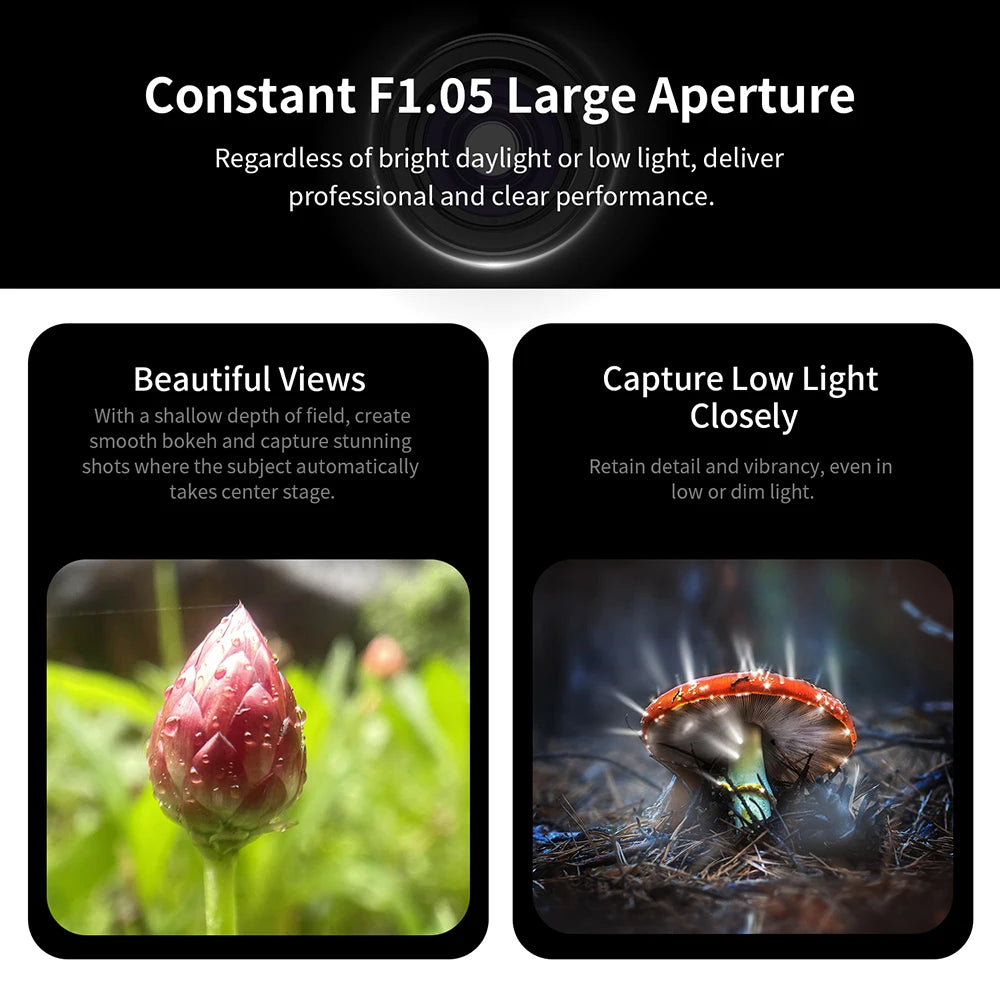 APEXEL 10-20X Zoom Macro Lens  HD Micro Phone Camera Lenses Support Eye Macro Photography for iPhone Samsung all Smartphones