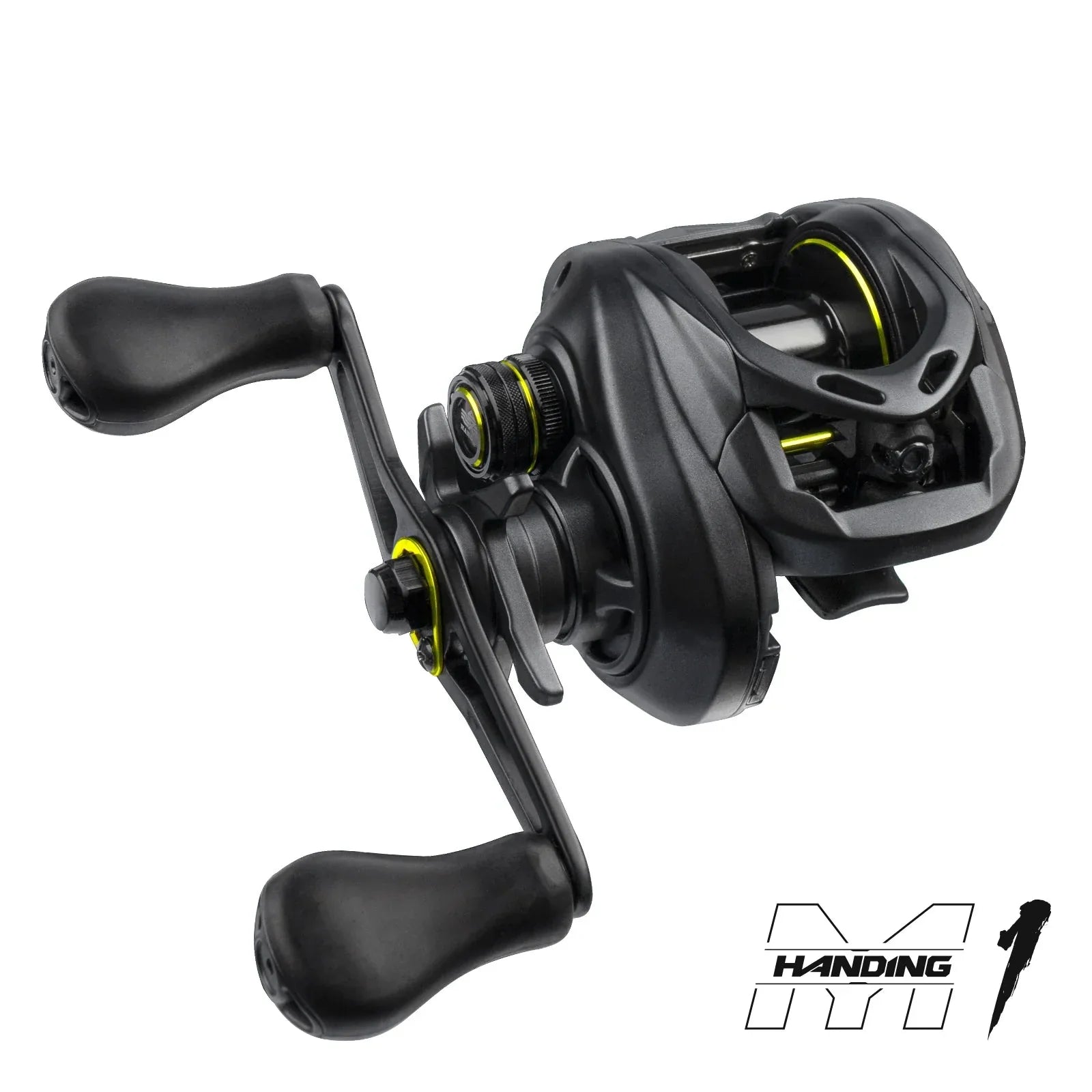 M1 Baitcast Fishing Reel 8KG Drag Right Hand Black-1
