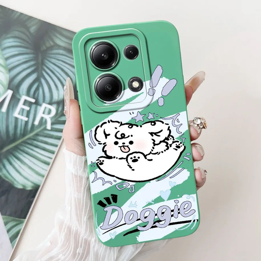 For Xiaomi Poco M6 Pro 4G Case 2024 Cute Rabbit Panda Shockproof Silicone Soft Matte Phone Cases For Xiomi Poco M6 Pro 4G Fundas