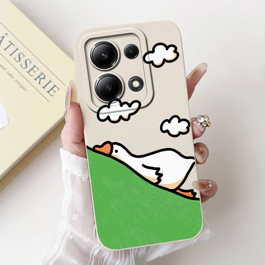For Xiaomi Poco M6 Pro 4G Case 2024 Cute Rabbit Panda Shockproof Silicone Soft Matte Phone Cases For Xiomi Poco M6 Pro 4G Fundas