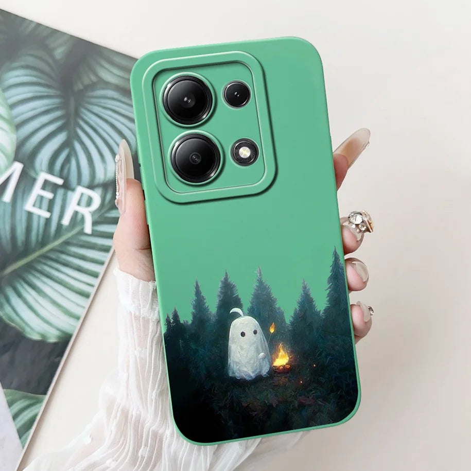 For Xiaomi Poco M6 Pro 4G Case 2024 Cute Rabbit Panda Shockproof Silicone Soft Matte Phone Cases For Xiomi Poco M6 Pro 4G Fundas