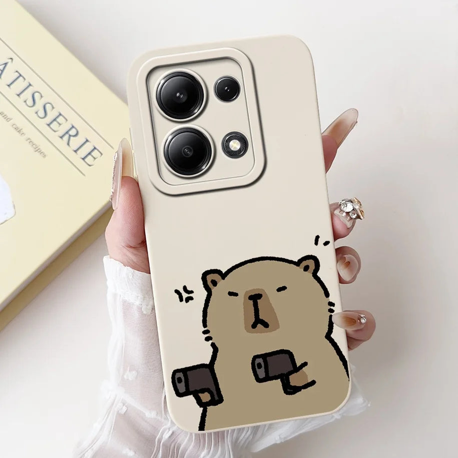 For Xiaomi Poco M6 Pro 4G Case 2024 Cute Rabbit Panda Shockproof Silicone Soft Matte Phone Cases For Xiomi Poco M6 Pro 4G Fundas