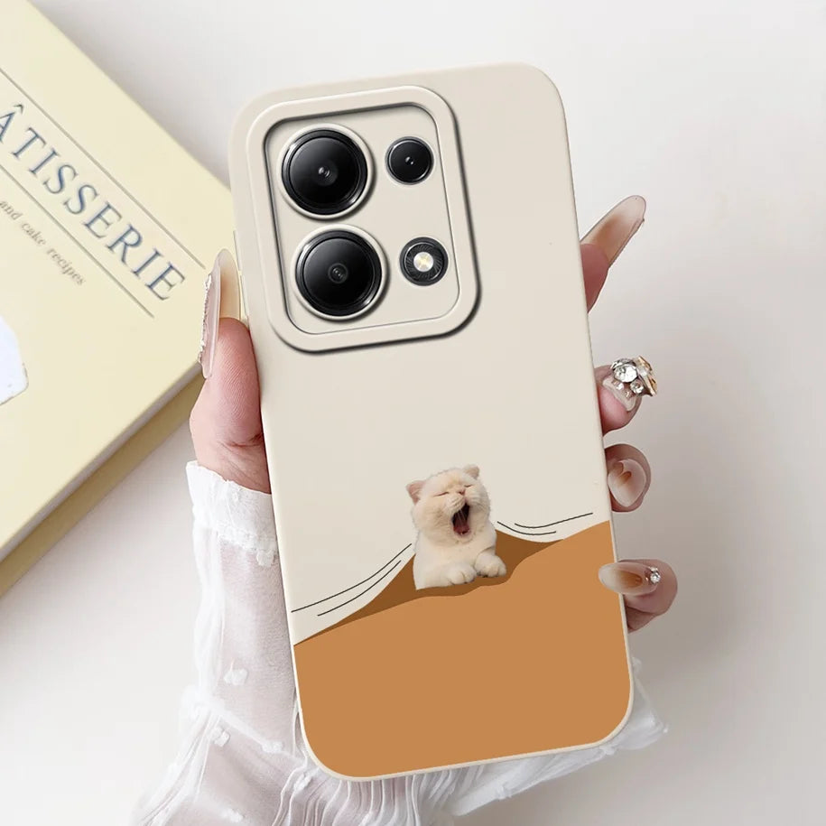For Xiaomi Poco M6 Pro 4G Case 2024 Cute Rabbit Panda Shockproof Silicone Soft Matte Phone Cases For Xiomi Poco M6 Pro 4G Fundas