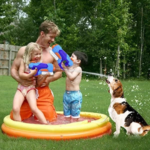 Kiztoys Water Gun Toys for Kids, 2 Pack Powerful Water Pistols with 1200ML Large Capacity and 33ft Long Range for Summer Water