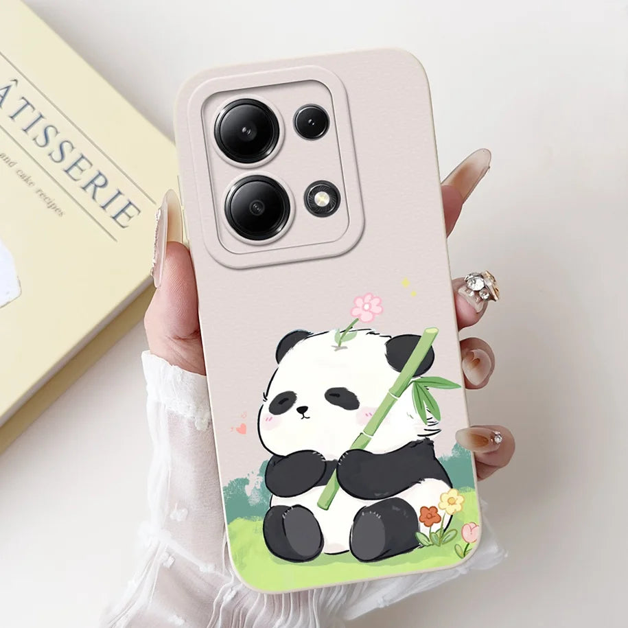 For Xiaomi Poco M6 Pro 4G Case 2024 Cute Rabbit Panda Shockproof Silicone Soft Matte Phone Cases For Xiomi Poco M6 Pro 4G Fundas
