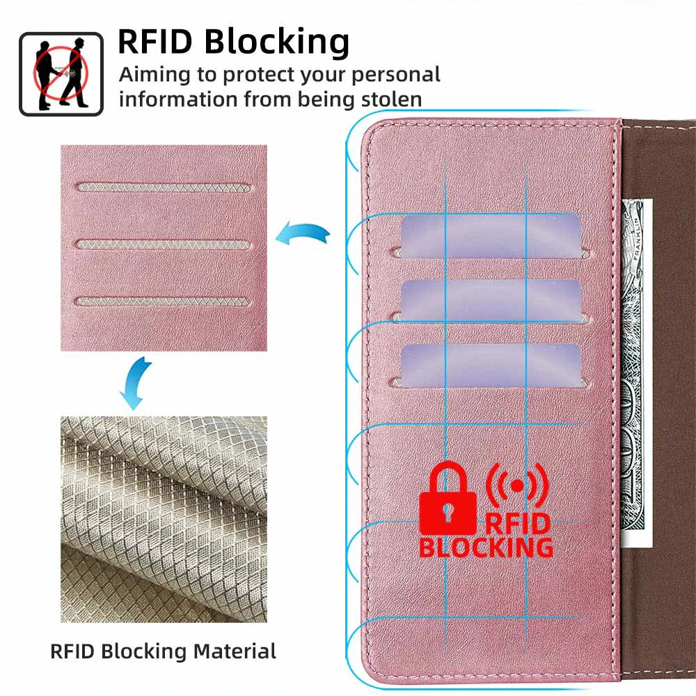 Funda Flip Leather Wallet Case For OPPO Find X2 X3 Pro find X3 X2 Neo X3 Lite Magnet Buckle Protect Cover Case RFID Blocking