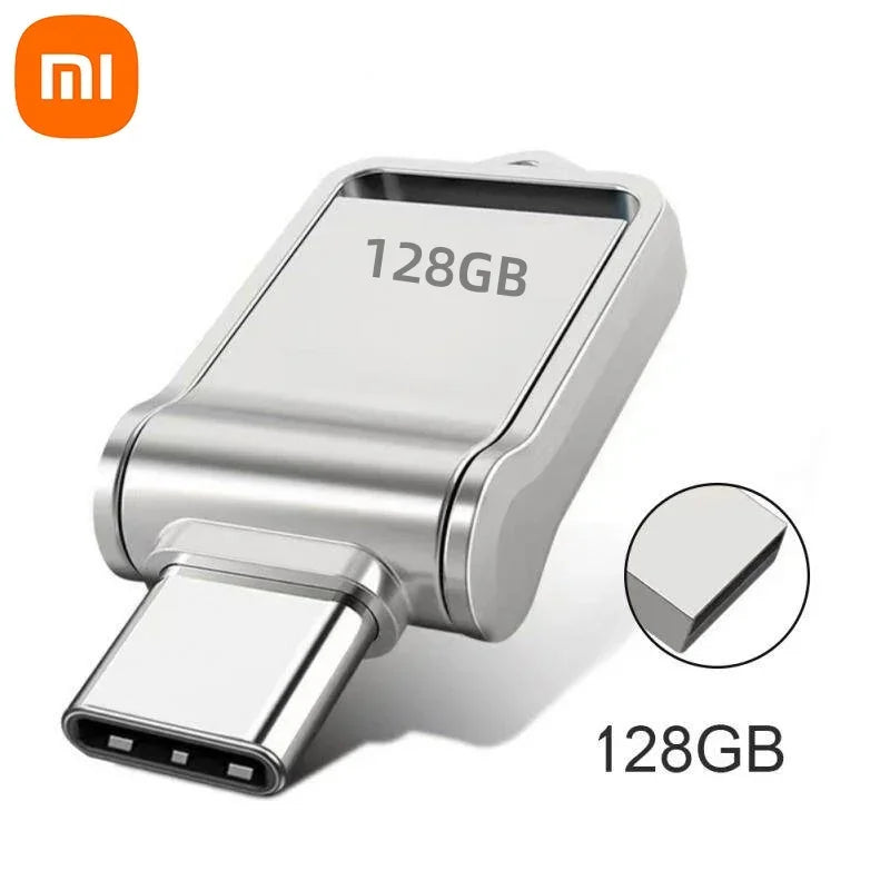 Xiaomi 2TB Flash Drive High Speed USB 1TB Type-C Interface Large Capacity Dual Purpose Flash Drive Mobile Phone Computer Disk