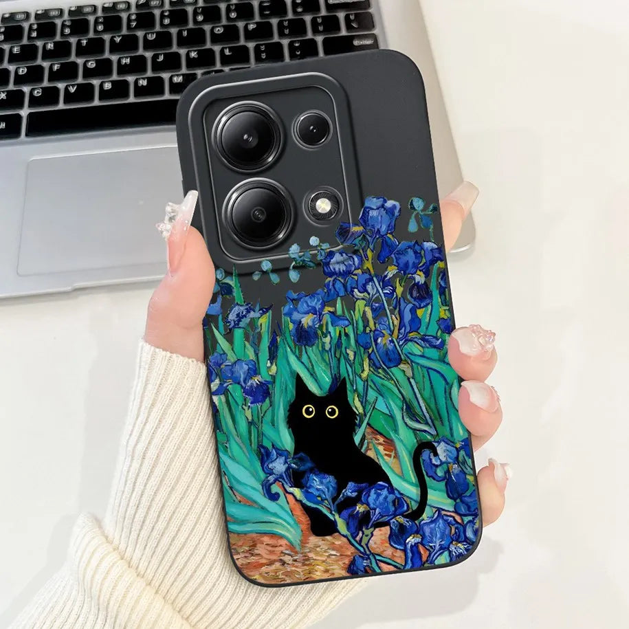 For Xiaomi Poco M6 Pro 4G Case 2024 Cute Rabbit Panda Shockproof Silicone Soft Matte Phone Cases For Xiomi Poco M6 Pro 4G Fundas