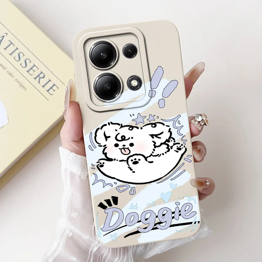 For Xiaomi Poco M6 Pro 4G Case 2024 Cute Rabbit Panda Shockproof Silicone Soft Matte Phone Cases For Xiomi Poco M6 Pro 4G Fundas