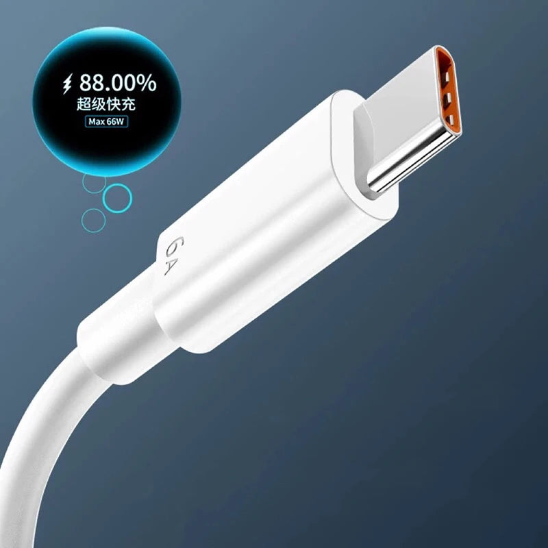 100W 66W 88W Original 6A USB C Cable For HONOR 200 100 90 80 70 Pro SE lite Magic 6 5 4 3 Pro V V2 V3 VS2 VS3 100/150/200 CM USB