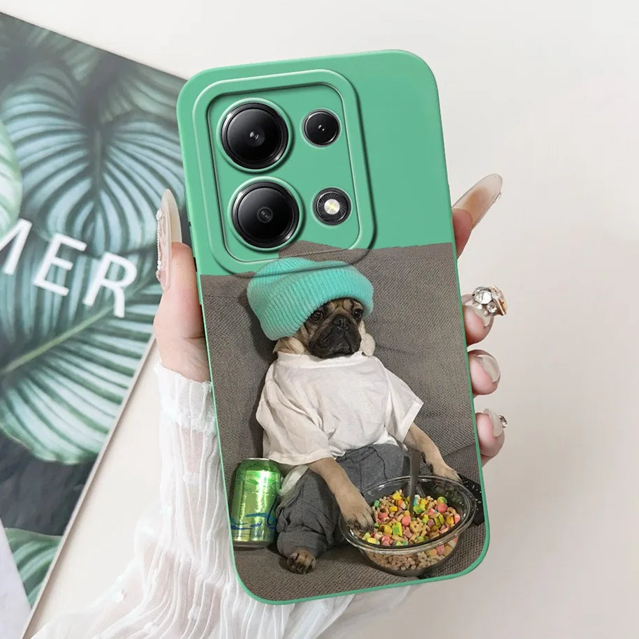 For Xiaomi Poco M6 Pro 4G Case 2024 Cute Rabbit Panda Shockproof Silicone Soft Matte Phone Cases For Xiomi Poco M6 Pro 4G Fundas