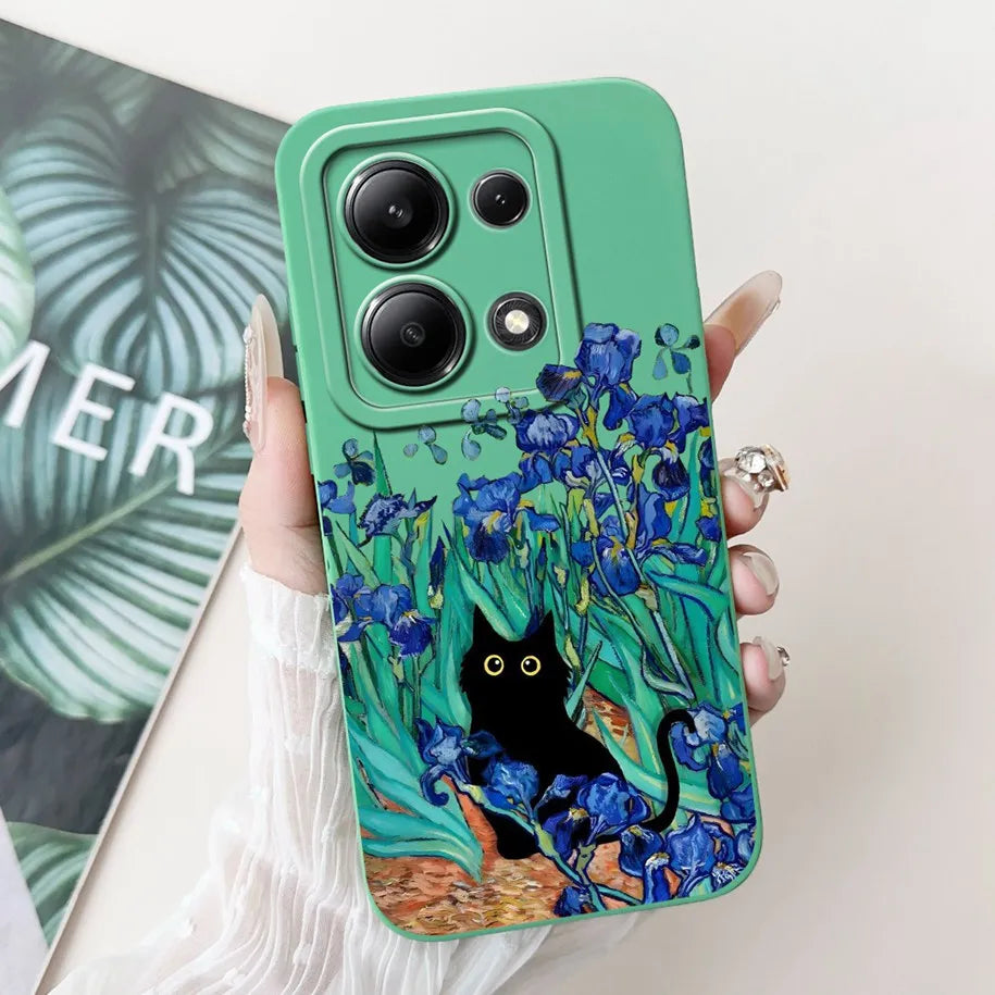 For Xiaomi Poco M6 Pro 4G Case 2024 Cute Rabbit Panda Shockproof Silicone Soft Matte Phone Cases For Xiomi Poco M6 Pro 4G Fundas