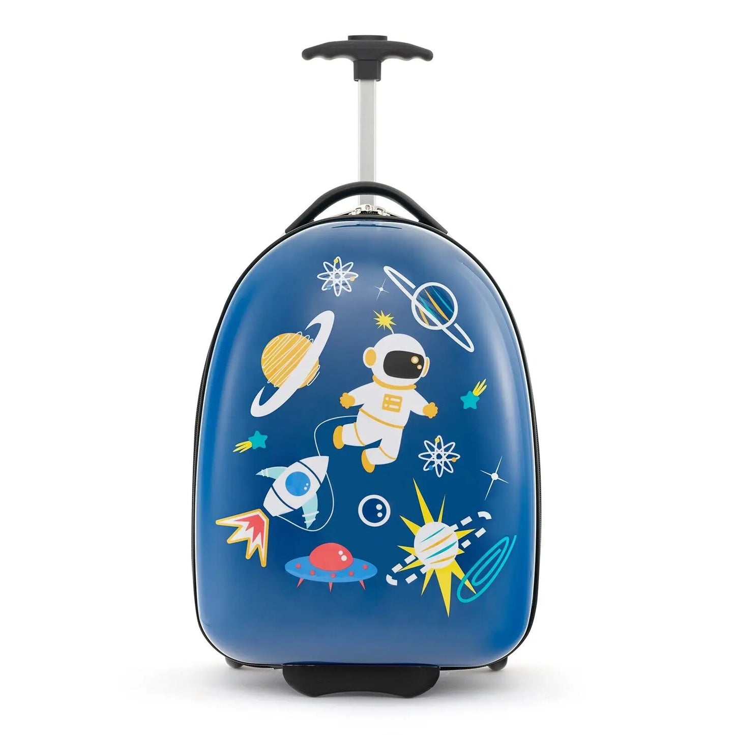 DORTALA 16” Kids Carry On Luggage Rolling Portable Travel Hard Shell Suitcase W/ Wheels