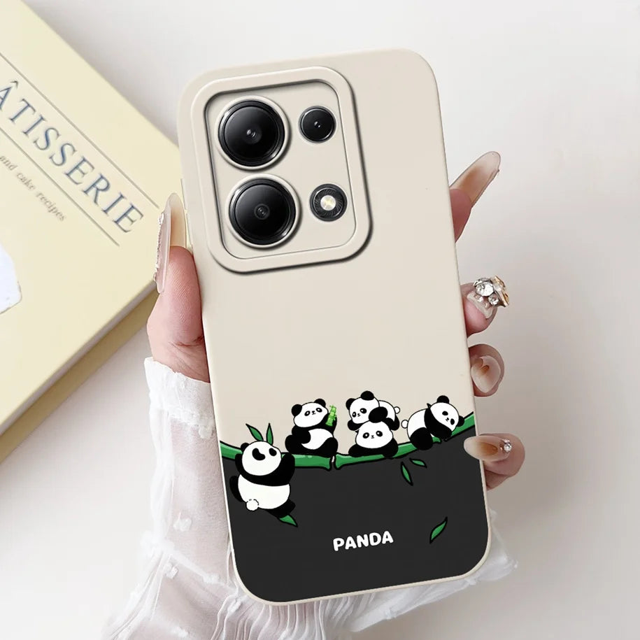 For Xiaomi Poco M6 Pro 4G Case 2024 Cute Rabbit Panda Shockproof Silicone Soft Matte Phone Cases For Xiomi Poco M6 Pro 4G Fundas