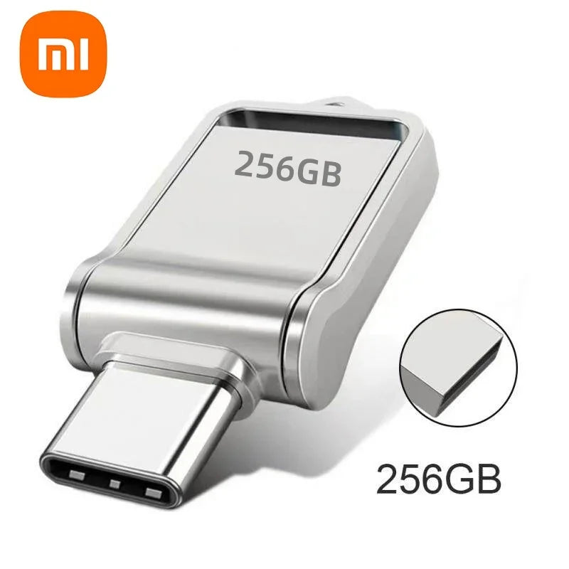 Xiaomi 2TB Flash Drive High Speed USB 1TB Type-C Interface Large Capacity Dual Purpose Flash Drive Mobile Phone Computer Disk