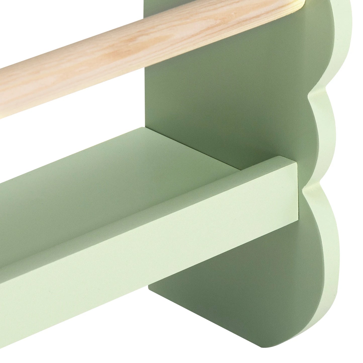 WOLTU Children's Bookshelf Kid's Bookcase Wall Shelf Book Organizer with 4 Shelves for Book Magazine Storage Kids Room Home