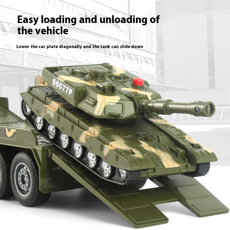 Oversized Military Vehicle Children's Toy Vehicle Tank Transport Vehicle Engineering Vehicle