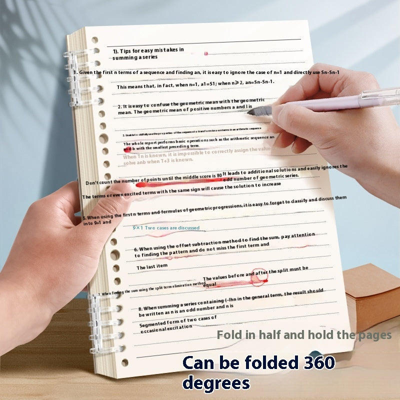 A5 Thickened Loose-leaf Notebook Detachable Coil Cute Book Student Only