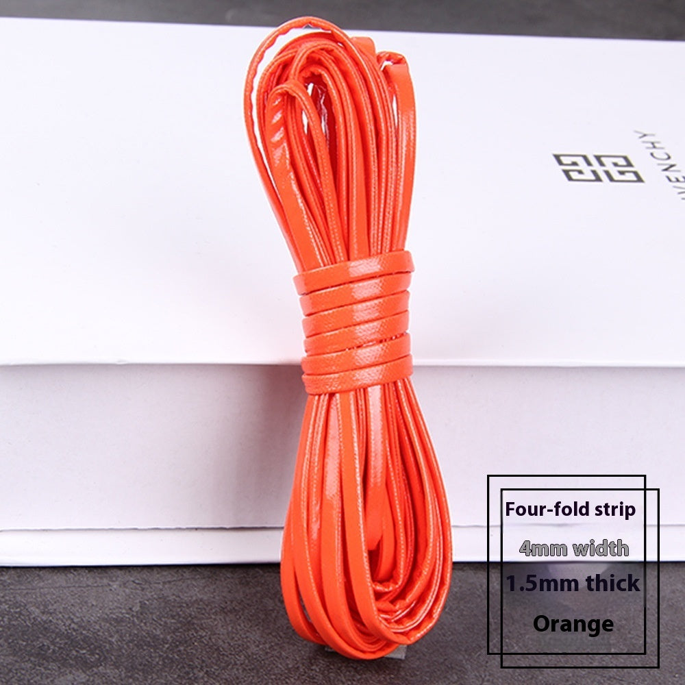 PU Four-layer Layering Soft Leather Woven Leather String
