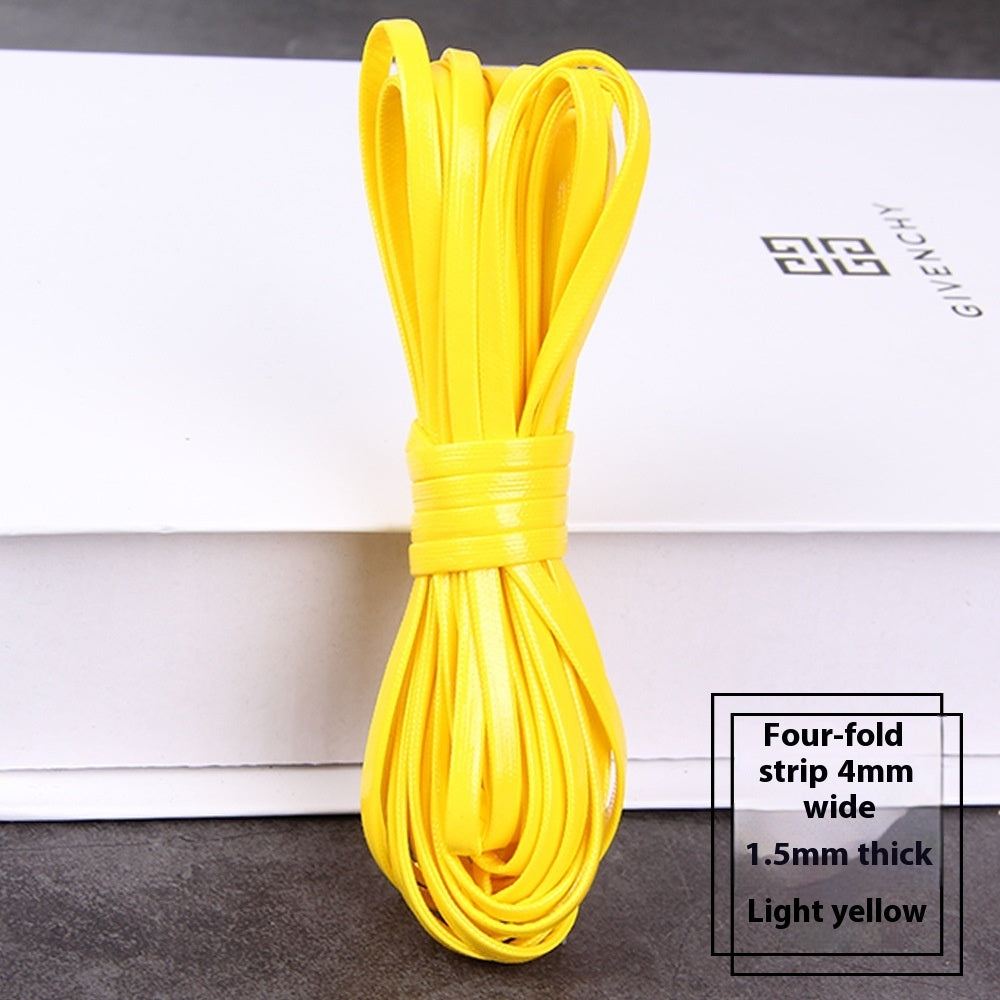 PU Four-layer Layering Soft Leather Woven Leather String