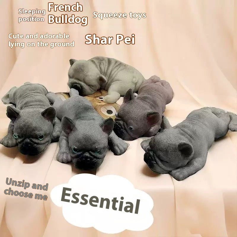 Dopamine Rainbow Kitten Cheese Squeezing Toy Silicone Slow Rebound Decompression