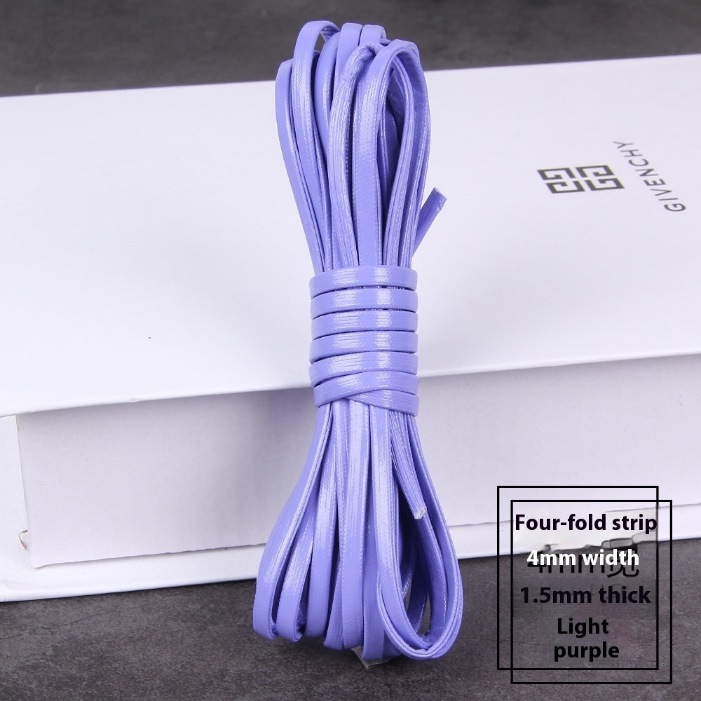 PU Four-layer Layering Soft Leather Woven Leather String