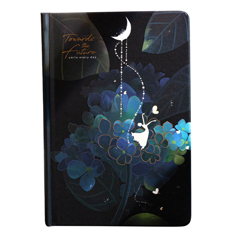 Color Illustration Inside P Age Notebook Luminous Cover Diary Book Journal A5 Scrapbook Cute Student Gift