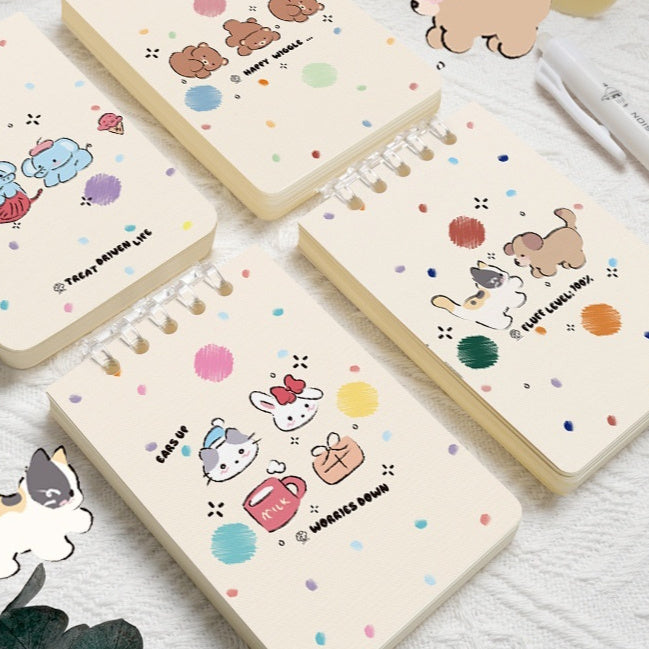 A7 Small Notebook Flip-up Portable Journal Book Pocket Simple Notepad