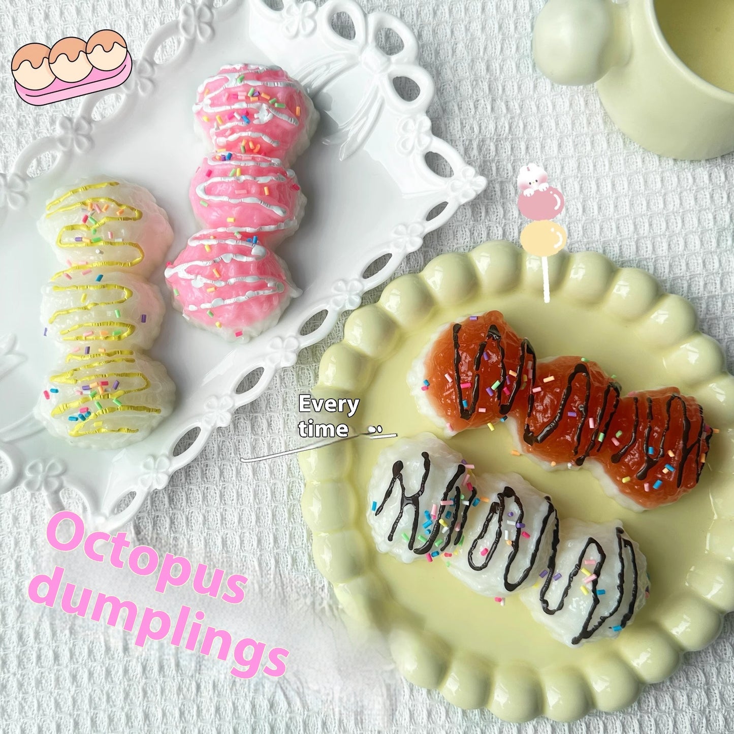 Dopamine Rainbow Kitten Cheese Squeezing Toy Silicone Slow Rebound Decompression