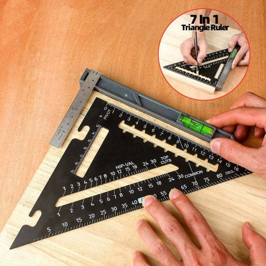 Household Detachable Woodworking Aluminum Alloy Triangle Board