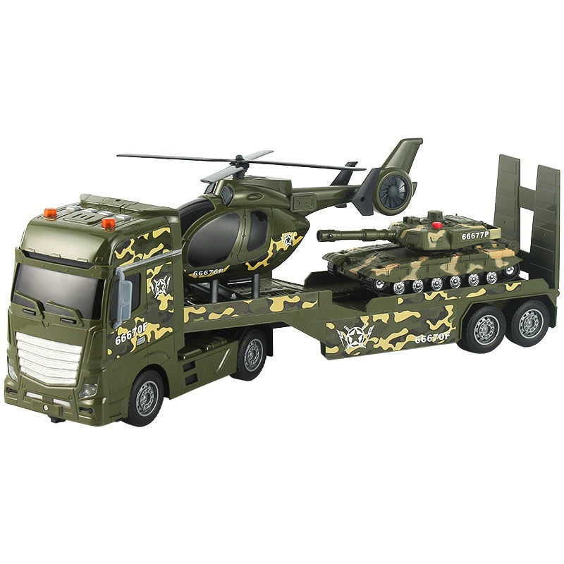 Oversized Military Vehicle Children's Toy Vehicle Tank Transport Vehicle Engineering Vehicle