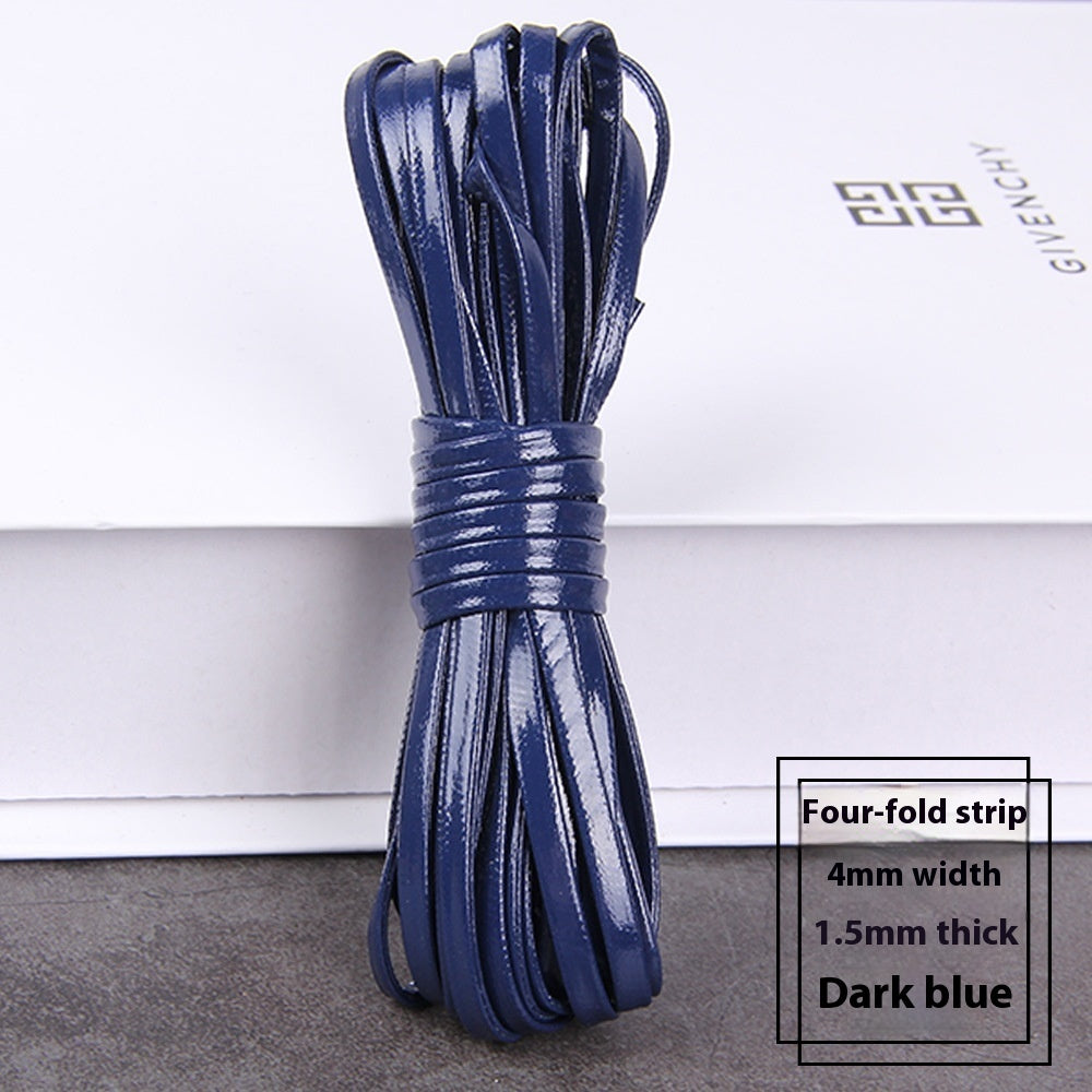 PU Four-layer Layering Soft Leather Woven Leather String