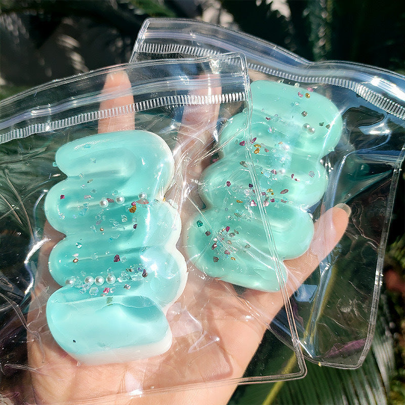 Dopamine Rainbow Kitten Cheese Squeezing Toy Silicone Slow Rebound Decompression