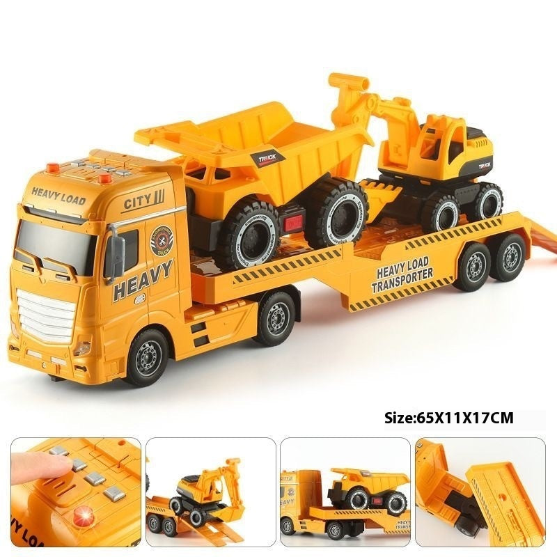 Oversized Military Vehicle Children's Toy Vehicle Tank Transport Vehicle Engineering Vehicle