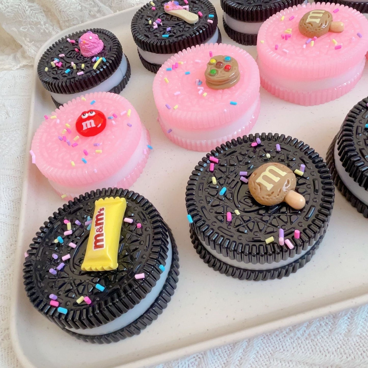 Dopamine Rainbow Kitten Cheese Squeezing Toy Silicone Slow Rebound Decompression