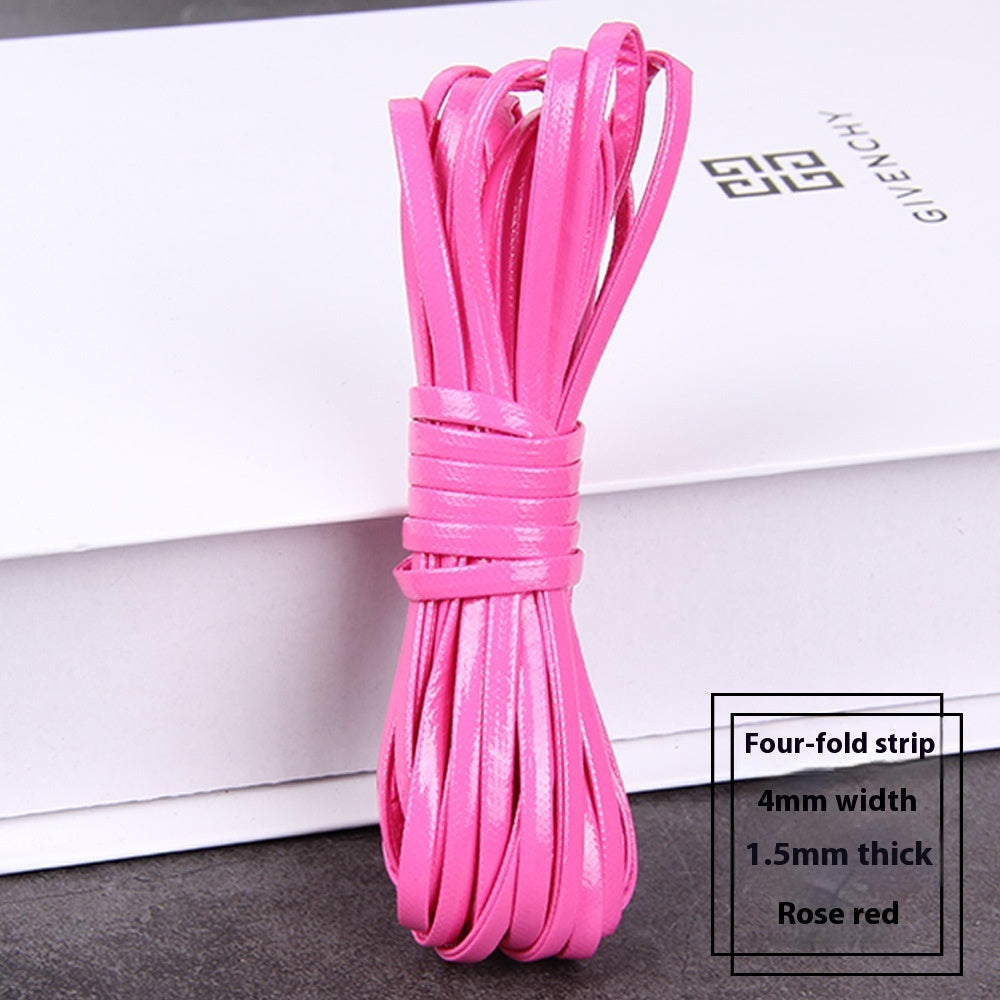 PU Four-layer Layering Soft Leather Woven Leather String