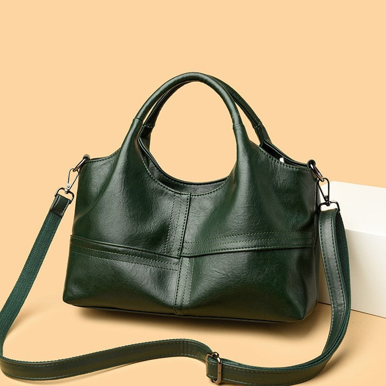 Soft Leather Handbag Women's Lightweight And Large Capacity Crossbody Bag