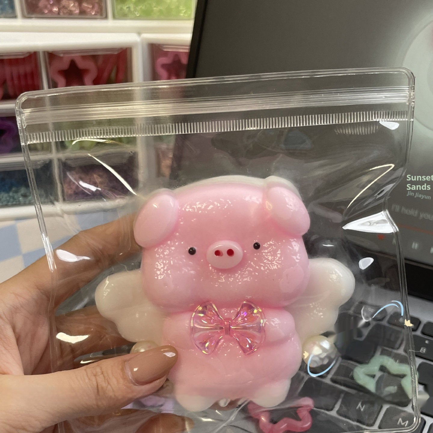 Dopamine Rainbow Kitten Cheese Squeezing Toy Silicone Slow Rebound Decompression