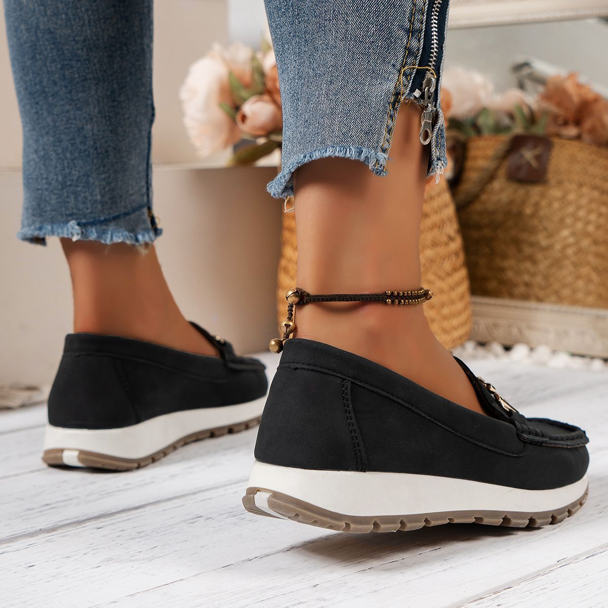 Women's Non-slip Soft Bottom Loafers Casual Pumps