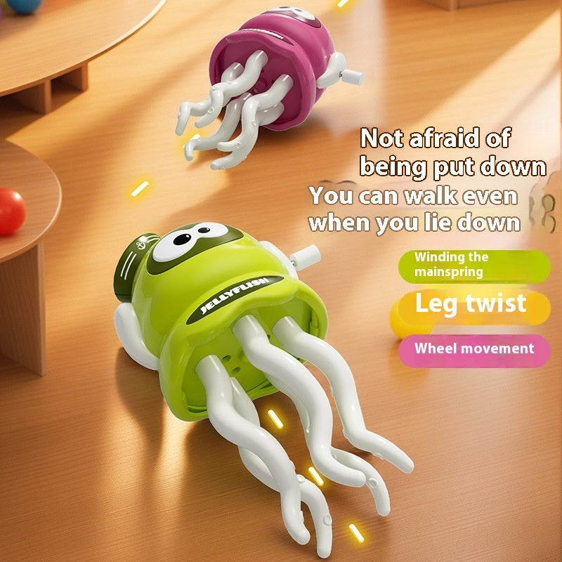 Magic Clockwork Dancing Octopus Dance Twist Wind-up Toy Yi
